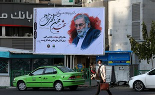 Hommage à Mohsen Fakhrizadeh dans les rues de Téhéran, le 30 novembre 2020.