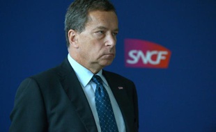 Jacques Rapoport, directeur de RFF, le 19 novembre 2015 à La Plaine-Saint-Denis, en Seine-Saint-Denis