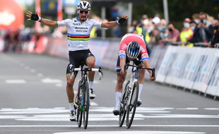 Julian Alaphilippe s'est imposé sur la Flèche Brabançonne
