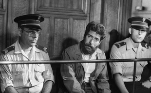 Le Libanais Georges Ibrahim Abdallah lors de son procès à Lyon, le 3 juillet 1986