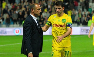 Filip Djordjevic avec Michel Der Zakarian en octobre 2013.
