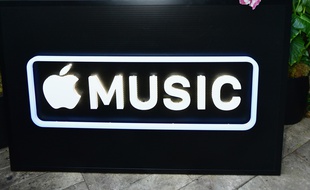 Apple music, le logo.