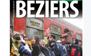 La une du journal municipal de Béziers de septembre 2015.