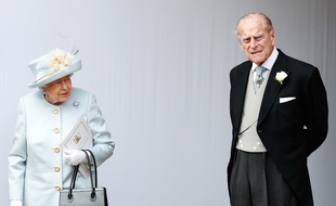 Elizabeth II et son mari, le Prince Philip, le 12 octobre 2018 à Windsor.