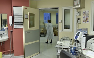 Scène d'hôpital. Image d'illustration.
