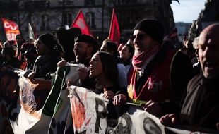 A la manifestation de jeudi à Paris.