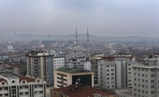 Vue générale de Gaziantep (Turquie), le 17 décembre 2015.