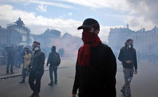 Des «casseurs» lors des manifestations du 14 juin 2016 à Paris
