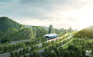 En 2020, la ville de Liuzhou en Chine devrait avoir changé de visage (photo : cabinet Stephano Boeri).