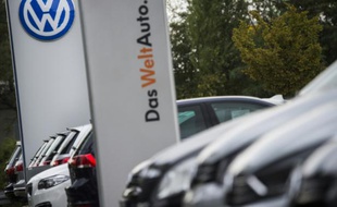 Un concessionnaire Volkswagen, le 22 septembre 2015 à Berlin