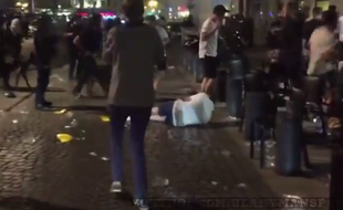Les incidentes à Marseille, capture d'écran