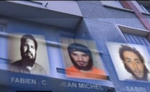 Fabien Clain (à droite), son frère Jean-Michel et Sabri Essid à l'époque de la filière d'Artigat.