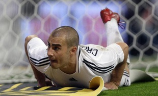 Fabio Cannavaro lors d'un match le 7 décembre 2008 du Real Madrid contre le FC Séville.