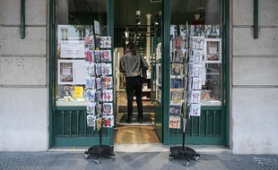 Une librairie à Paris le 30 octobre 2020.