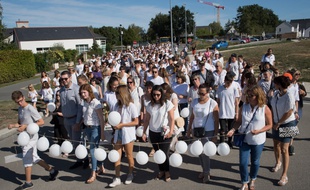 La marche a eu lieu à Treillières près de Nantes.