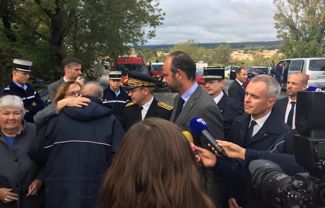 VIDEO. Inondations dans l'Aude: «L'événement météorologique avait été anticipé, pas son intensité», selon Edouard Philippe