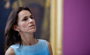 La ministre de la Culture Aurélie Filippetti le 11 juillet 2014 lors d'une visite à Rome