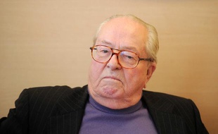 Jean-Marie Le Pen, le président d'honneur du Front national, le 10 mars 2013.