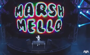 Le DJ Marshmello en plein concert sur... Fortnite.