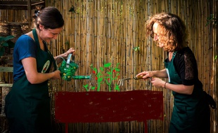 Ludivine et Marie, les deux créatrices de l'association Les jardinières partagées.