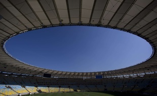 L'intérieur du Maracanã de Rio rénové, en mai 2013.
