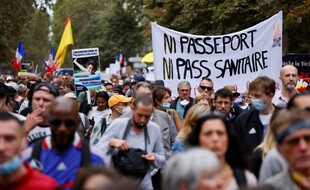Une manifestation anti-pass, à Paris. (illustration)