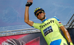 Alberto Contador sur le Giro, le 12 mai 2015