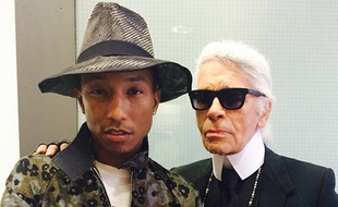 En mai dernier, Pharrell Williams avait publié une photo sur son compte Instagram avec Karl Lagerfeld.