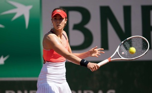 Alizé Cornet, à Roland-Garros.