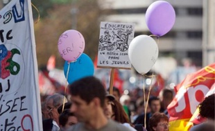 De plus en plus de jeunes dans les cortèges bordelais.