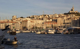Le Vieux-port de Marseille.