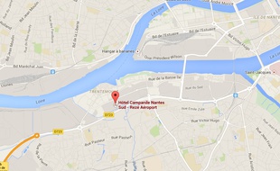 L'hôtel se trouve dans la zone Atout sud, près de Trentemoult.