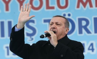 Le Premier ministre turc, Recep Tayyip Erdogan, le 12 mars 2014.