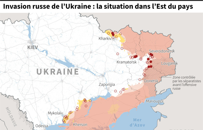 Guerre en Ukraine : Violents combats dans le Donbass, victimes civiles... Le conflit en quatre infographies