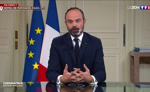 Edouard Philippe lors de son intervention sur TF1, lundi 23 mars 2019