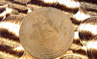 Illustration d'un Bitcoin.