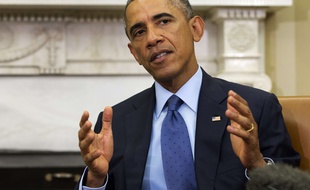 FILE - In this Sept. 30, 2014 file photo, President Barack Obama speaks in the Oval Office †of the White House in Washington. The administration has announced that the budget deficit of the just-completed 2014 fiscal year dropped to $483 billion, the lowest of President Barack Obamaís six years in office. Treasury Secretary Jacob Lew said the figures reflect an economy thatís far healthier than when Obama took office. (AP Photo/Evan Vucci, File)/WX105/342203104929/SEPT. 30, 2014 FILE PHOTO /1410151719