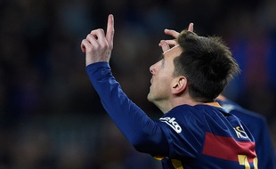 L'attaquant du FC Barcelone Lionel Messi, le 17 janvier 2016 contre Bilbao.