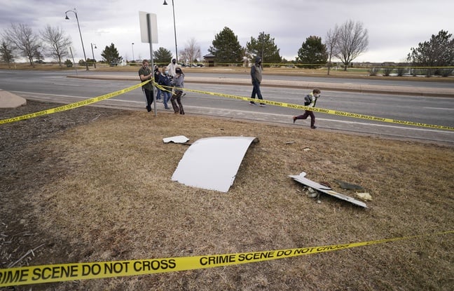 Etats-Unis : La banlieue de Denver subit une pluie de débris d'un avion en difficulté