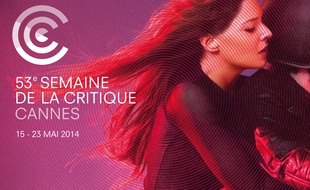 L'actrice française Kate Moran sur l'affiche de la 53e Semaine de la Critique, pour le Festival de Cannes 2014.