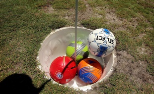 Le footgolf, une discipline qui ne demande qu'à se faire connaître.