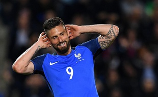 L'attaquant des Bleus Olivier Giroud.