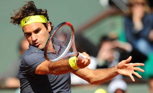 Roger Federer à Roland-Garros, en 2012