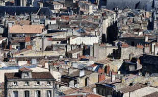 Le centre-ville de Bordeaux. UGO AMEZ/SIPA