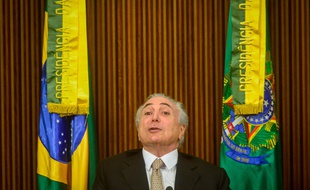 Le nouveau président du Brésil, Michel Temer, le 31 août 2016.