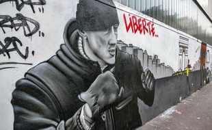 Fresque murale du boxeur Christophe Dettinger