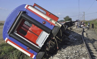 Un train a déraillé en Turquie dimanche, dans la province de Tekirdag.