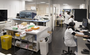 Illutration d'un laboratoire de recherche à Nice.