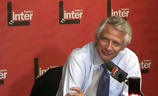 Dominique de Villepin à France Inter le 28 octobre 2009.