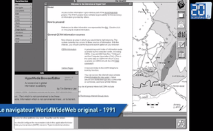 Le concept du World Wide Web est né le 3 mars 1989 mais le premier navigateur n'est arrivé qu'en 1991.